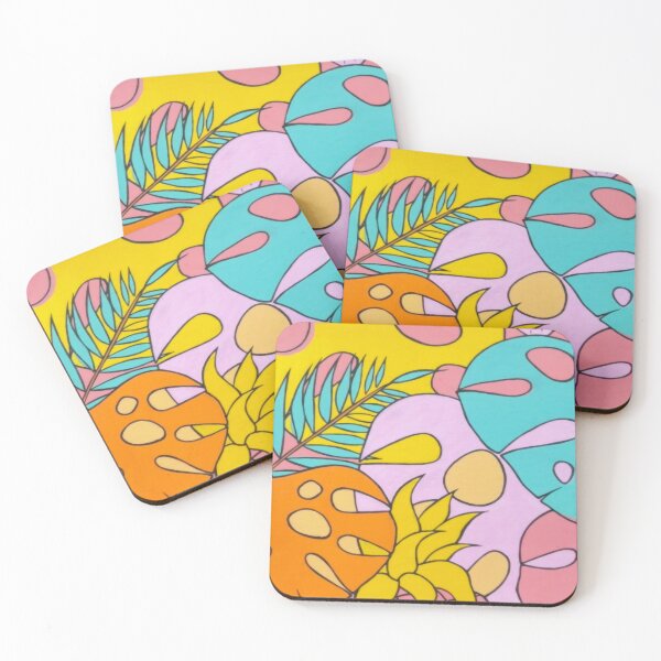 Artikelvorschau, Tutti Frutti Niedlicher lustiger bunter Home Decor Original Kunstdruck entworfen und verkauft von Michaela Cernejova.
