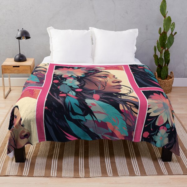 Item preview, Native American Girl | Indian Girl Natural Colors | Premium Design designed and sold by AlNoah.