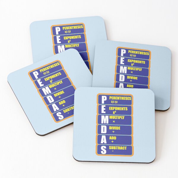 Item preview, PEMDAS Math Operations Sticker for Mathematics Teachers and Students  designed and sold by Science Engineering Gifts.