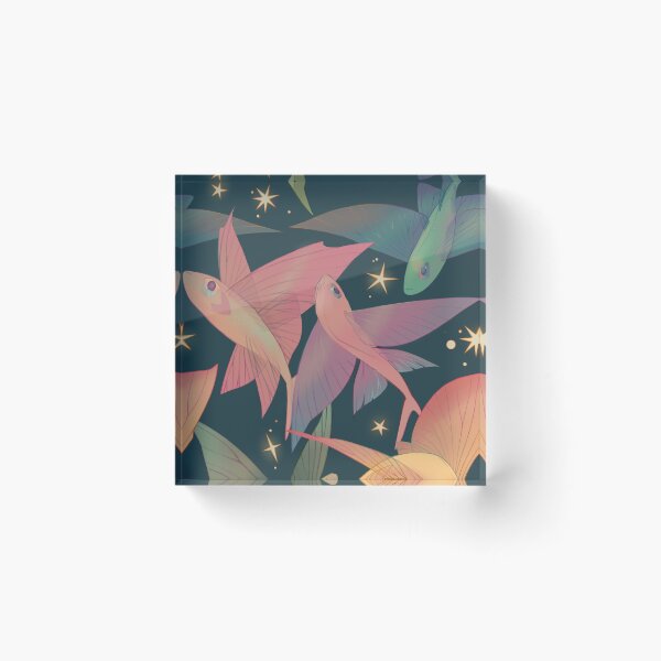 Item preview, Flying Fish Print designed and sold by MetaMetaBurrito.