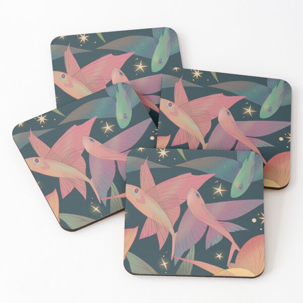 Item preview, Flying Fish Print designed and sold by MetaMetaBurrito.
