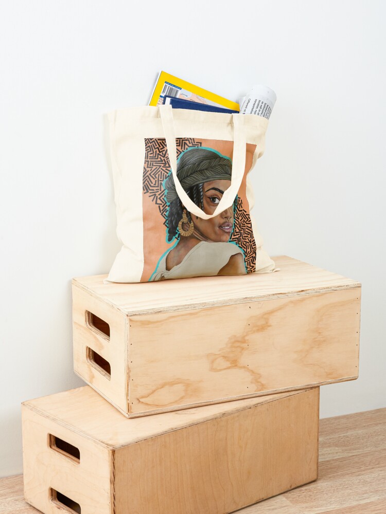 Thumbnail 4 of 5, Tote Bag, Over the shoulder designed and sold by mikelahl.