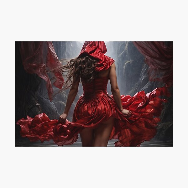 Item preview, Elegant gorgeous Red Riding Hood designed and sold by Fantasymachine.