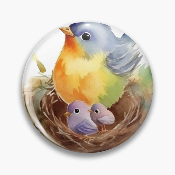 Item preview, Una madre pájaro con sus polluelos designed and sold by MUSTAFA KAYNAK.