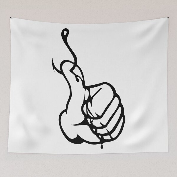 Item preview, Angler's Thumb - Black designed and sold by fruehmorgens.