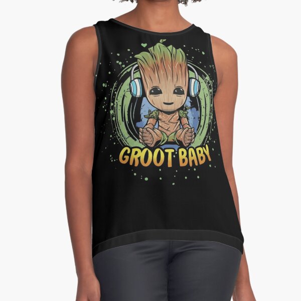 Guardians Of The Galaxy I Am Groot Baby Groot Funny Women's T