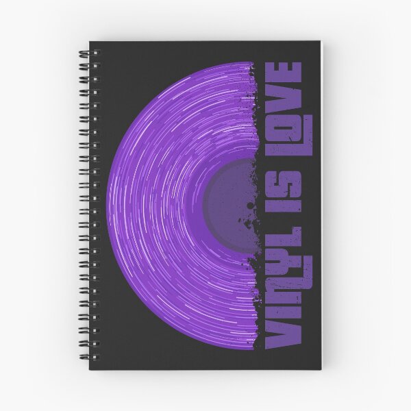 Item preview, Purple Vinyl is love (black) designed and sold by animinimal.