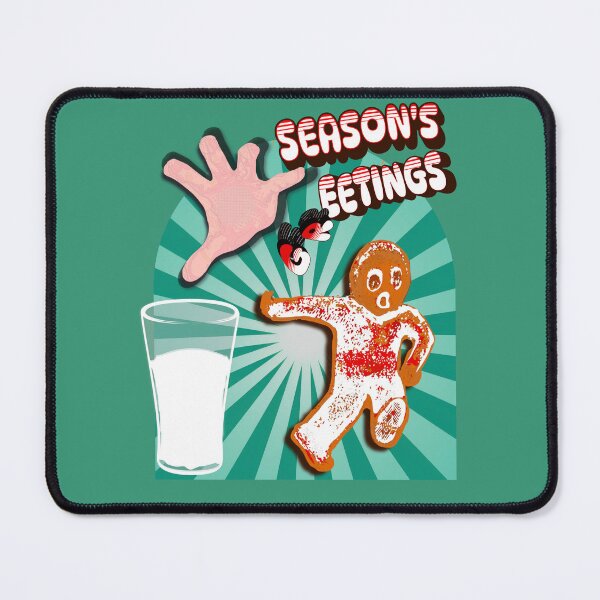 Item preview, Seasons Greetings Gingerbread Running Man designed and sold by FileStyle.