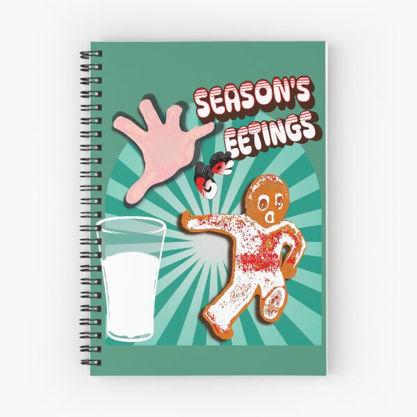 Item preview, Seasons Greetings Gingerbread Running Man designed and sold by FileStyle.
