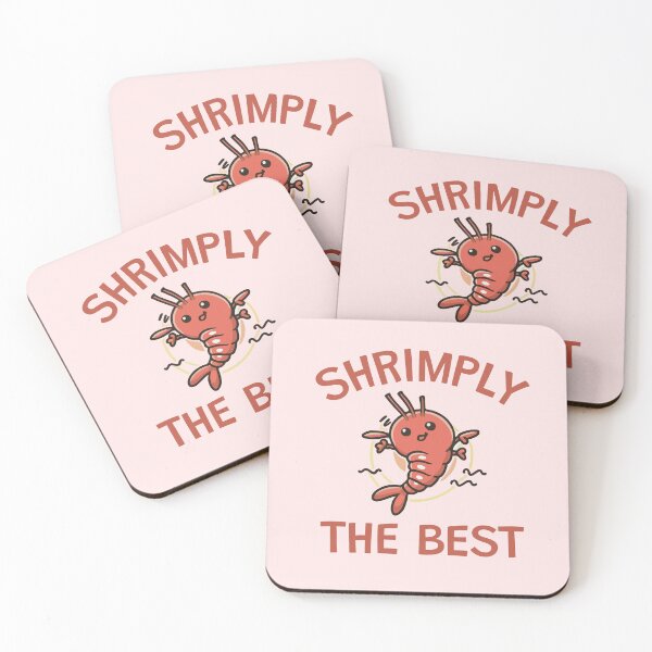 Item preview, Shrimply The Best shrimp lovers designed and sold by silverhexagon.