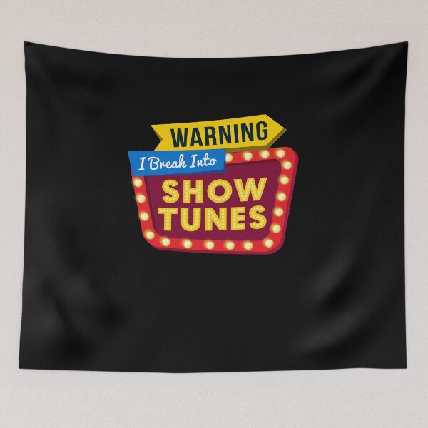 Item preview, Warning I Break Into Show Tunes | theatre lover | theatre geek | theatre gifts | music theatre shirt | drama teacher gift | theatre gift ideas | theatre shirt | thespian shirt designed and sold by Kreature Look.