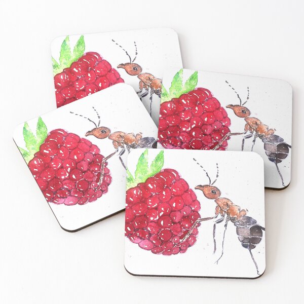 Item preview, Ant with raspberry designed and sold by JTandArtDesign.