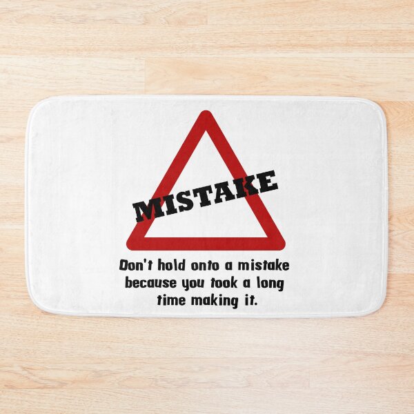 Item preview, Slogan. Don't hold onto a mistake... designed and sold by EdgyEdgeArt.
