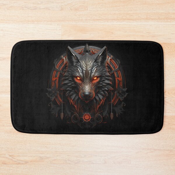 Item preview, wolf portrait  designed and sold by BloodRubyz.