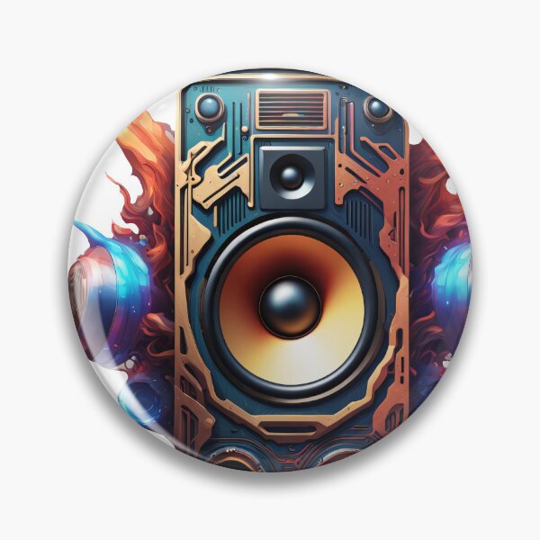 Artikelvorschau, Lautsprecher mit Schallwellen entworfen und verkauft von Salimgor Hangaround Music.