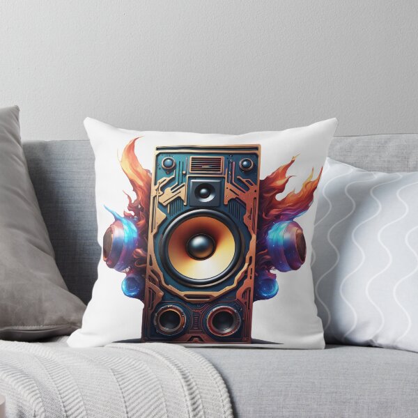 Item preview, Speakers with sound waves designed and sold by Salimgor Hangaround Music.
