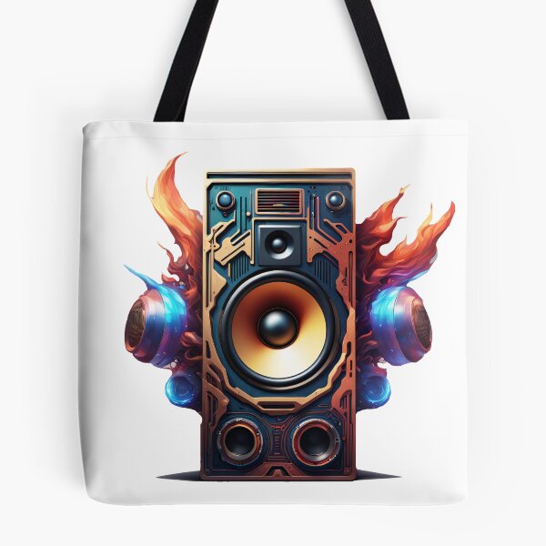 Item preview, Speakers with sound waves designed and sold by Salimgor Hangaround Music.