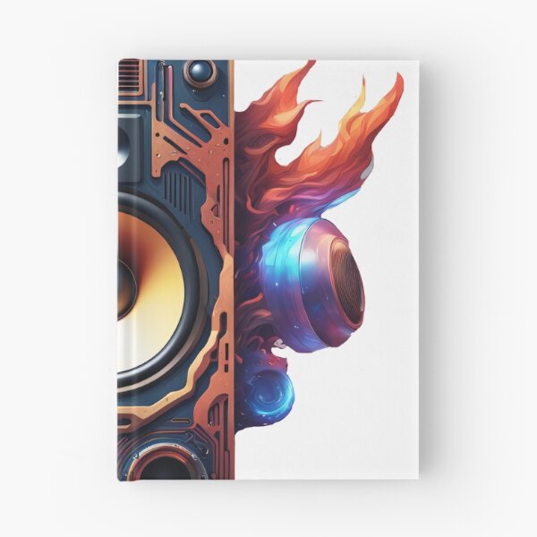Item preview, Speakers with sound waves designed and sold by Salimgor Hangaround Music.