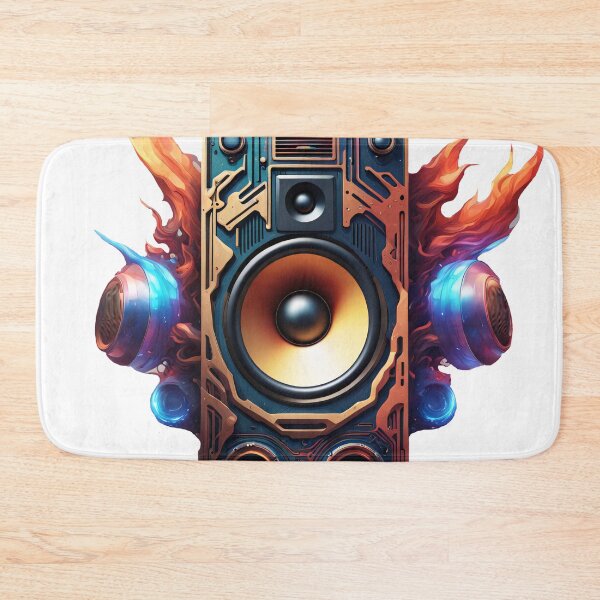 Item preview, Speakers with sound waves designed and sold by Salimgor Hangaround Music.