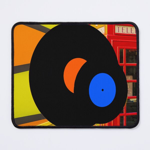 Item preview, vinyl records lie on a colored background. designed and sold by IgorKovalenko.
