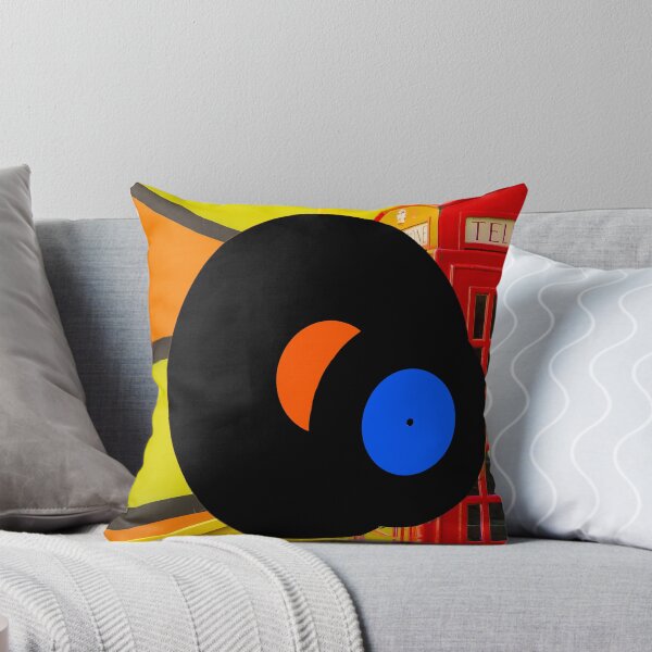 Artikelvorschau, Schallplatten liegen auf farbigem Hintergrund. entworfen und verkauft von IgorKovalenko.
