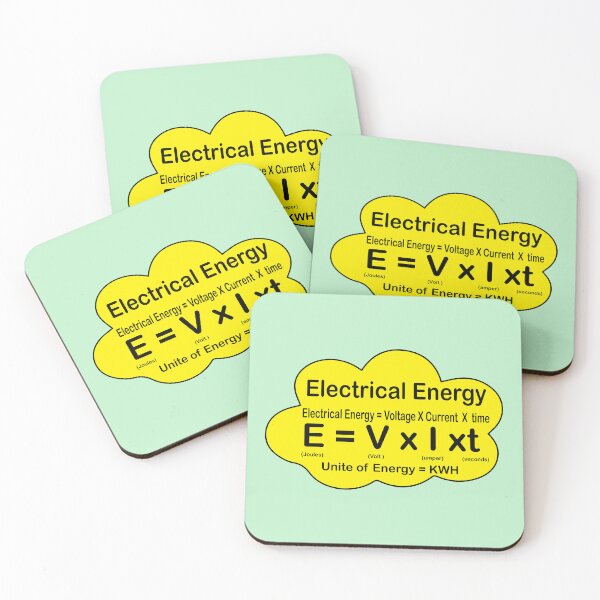 Item preview, Electrical Power Energy formula Stickers for Electrical engineering students Electricians and physics Students  designed and sold by Science Engineering Gifts.