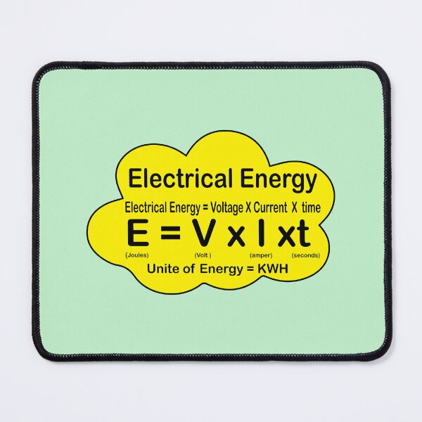 Item preview, Electrical Power Energy formula Stickers for Electrical engineering students Electricians and physics Students  designed and sold by Science Engineering Gifts.