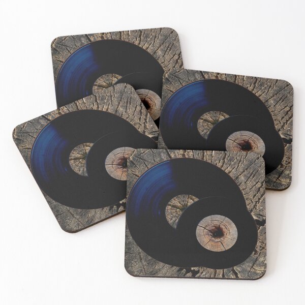 Artikelvorschau, Schallplatten liegen auf farbigem Hintergrund. entworfen und verkauft von IgorKovalenko.