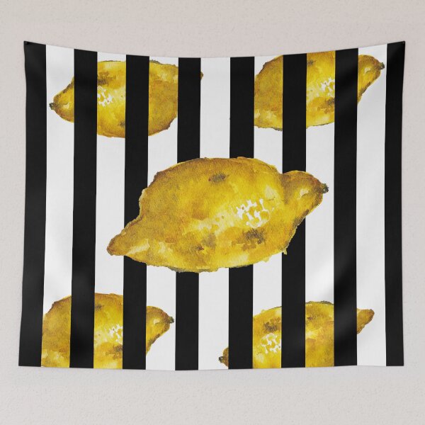 Item preview, lemon and stripe designed and sold by AnnKlv.