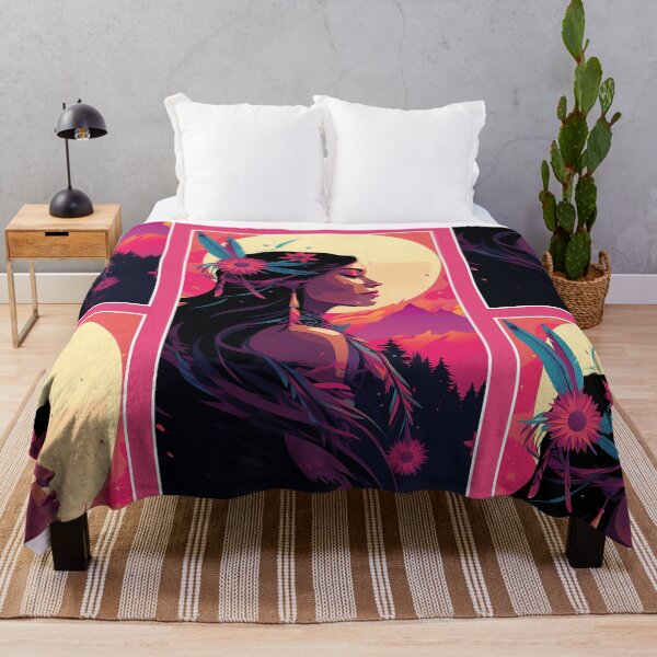 Item preview, Native American Girl | Indian Girl Natural Colors | Premium Design  designed and sold by AlNoah.