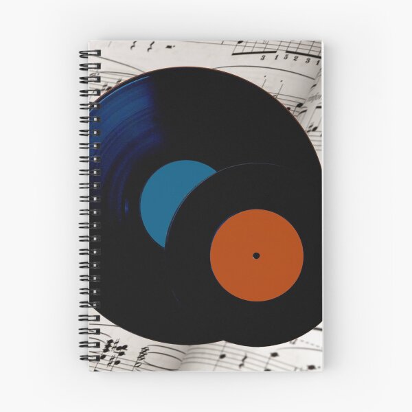 Aperçu de l'œuvre les disques vinyles reposent sur un fond coloré. créée et vendue par IgorKovalenko.