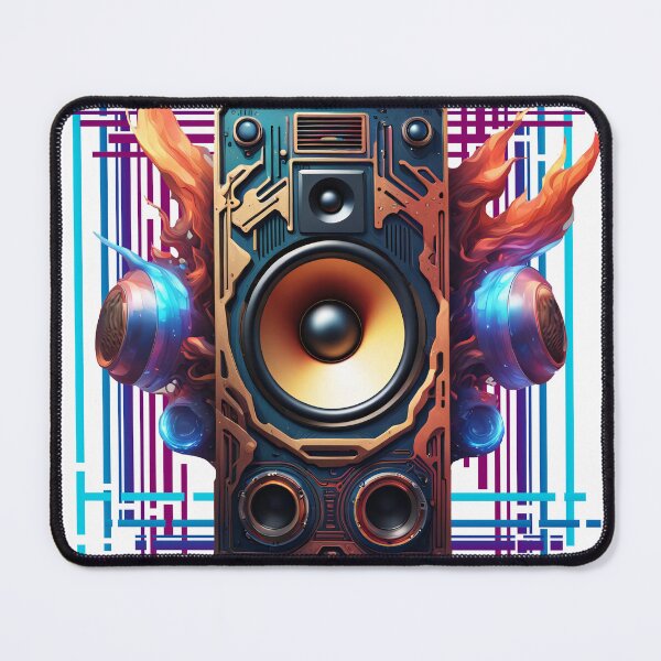Item preview, Speaker with sound waves lines design designed and sold by Salimgor Hangaround Music.