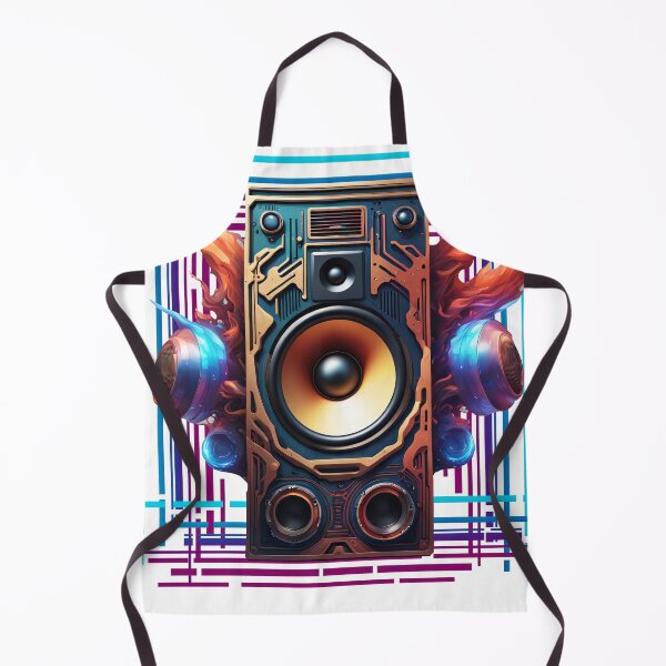 Item preview, Speaker with sound waves lines design designed and sold by Salimgor Hangaround Music.