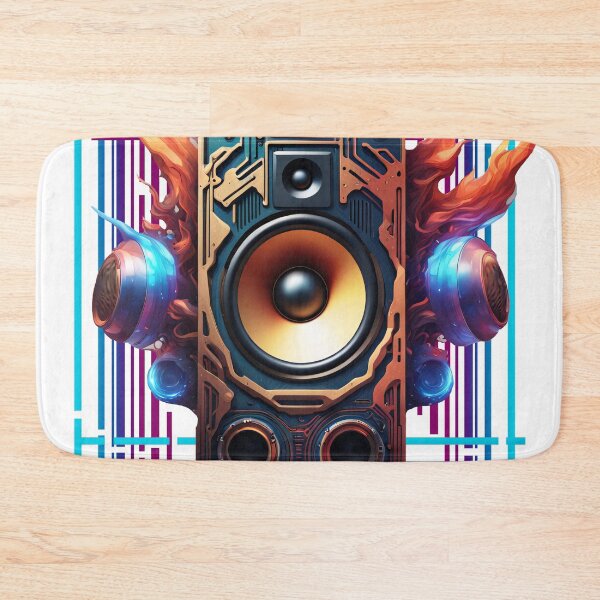 Item preview, Speaker with sound waves lines design designed and sold by Salimgor Hangaround Music.