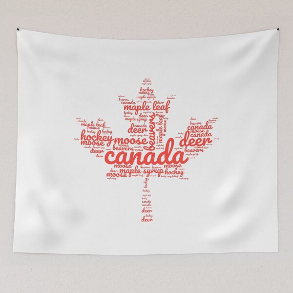 Item preview, Maple Leaf Shapecloud Print designed and sold by marcimarci.