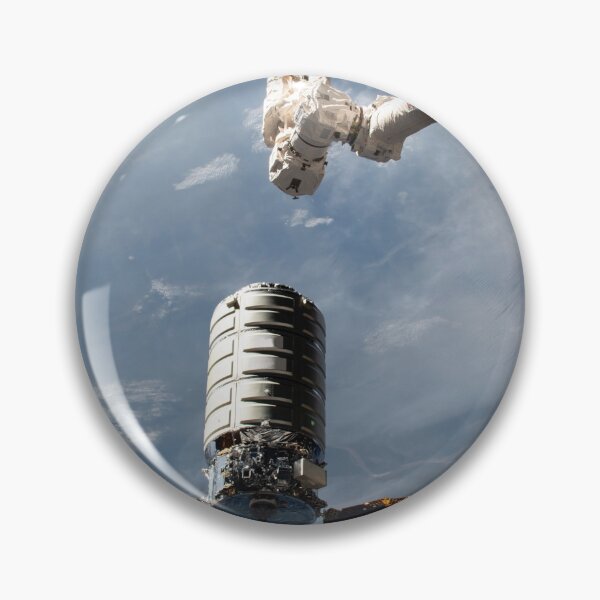 Item preview, STK204995S-Cygnus cargo spacecraft slowly approaches the ISS designed and sold by StocktrekImages.