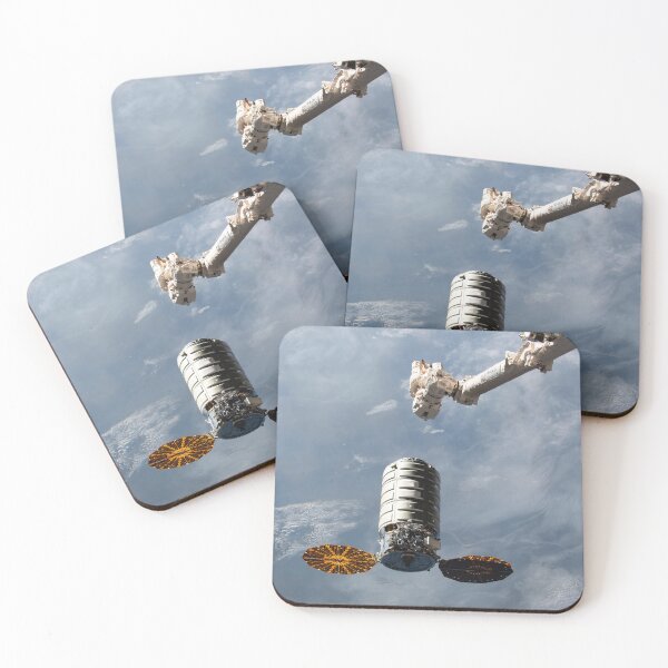 Item preview, STK204995S-Cygnus cargo spacecraft slowly approaches the ISS designed and sold by StocktrekImages.