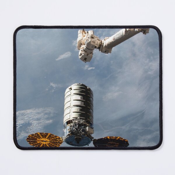 Item preview, STK204995S-Cygnus cargo spacecraft slowly approaches the ISS designed and sold by StocktrekImages.