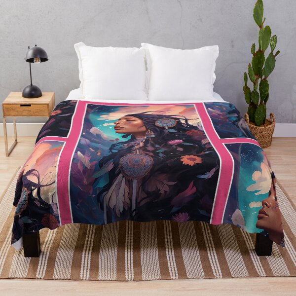 Item preview, Native American Girl | Indian Girl Natural Colors | Premium Design  designed and sold by AlNoah.