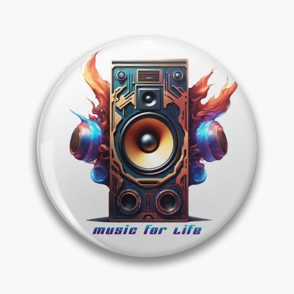 Artikelvorschau, Lautsprecher mit Schallwellen music for life entworfen und verkauft von Salimgor Hangaround Music.