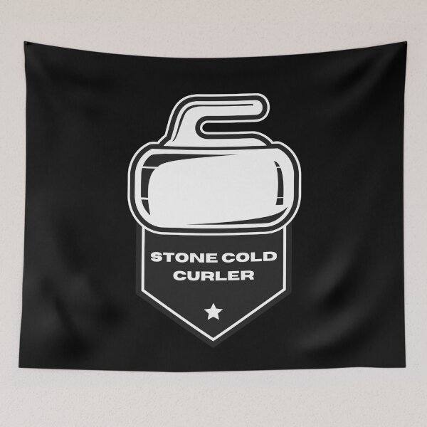 Item preview, Stone Cold Curler Badge designed and sold by RuyaFab.
