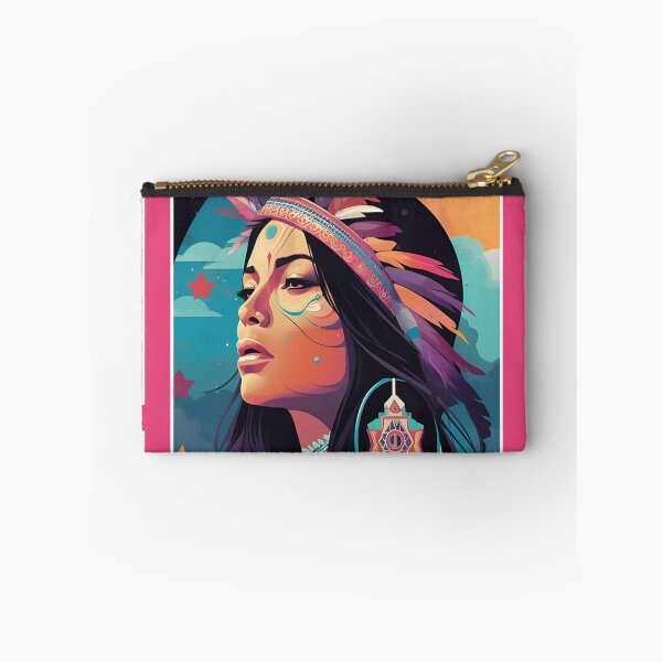 Item preview, Native American Girl | Indian Girl Natural Colors | Premium Design  designed and sold by AlNoah.