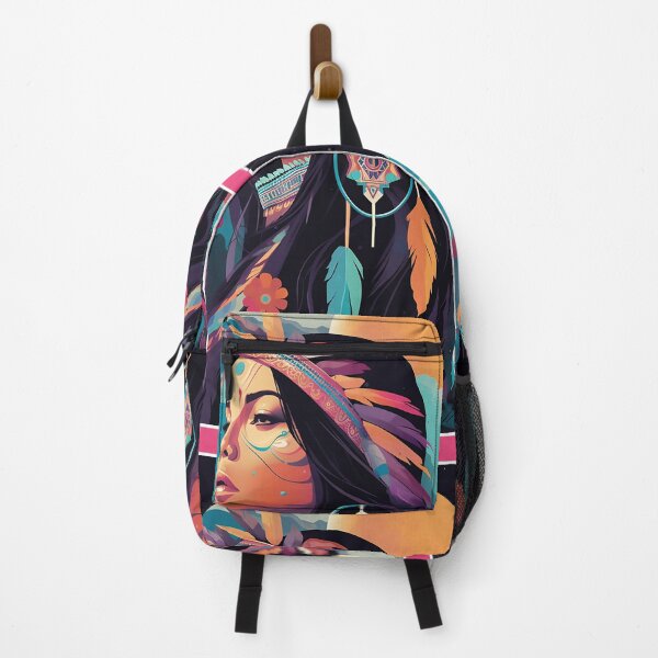 Item preview, Native American Girl | Indian Girl Natural Colors | Premium Design  designed and sold by AlNoah.