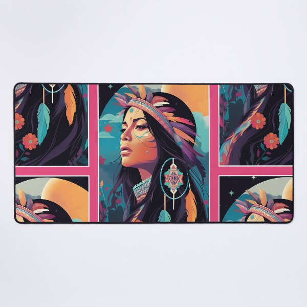 Item preview, Native American Girl | Indian Girl Natural Colors | Premium Design  designed and sold by AlNoah.