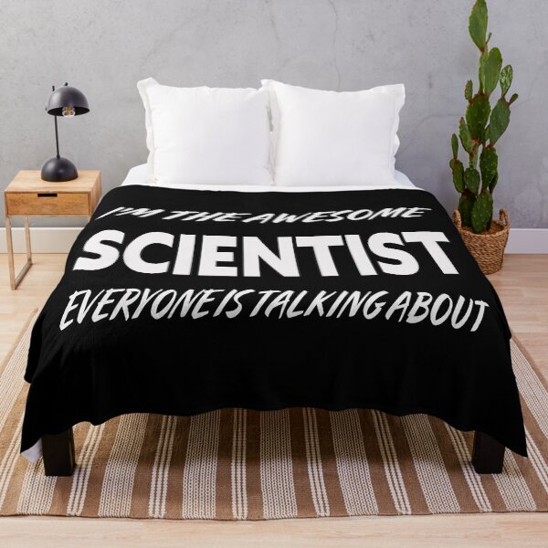 Item preview, The Awesome SCIENTIST Everyone Is Talking About white designed and sold by teecraftstudios.