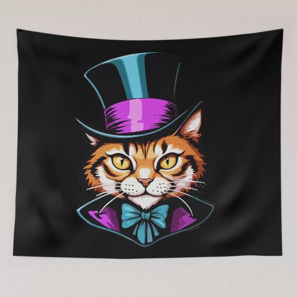 Item preview, Mad Catter Whimsical Cat Parody Fantasy designed and sold by ElLocoMus.