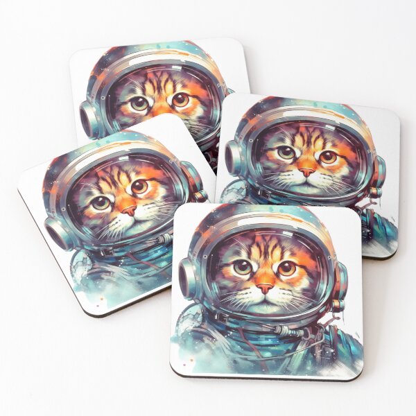 Item preview, Galactic Whiskers | Orange Cat Hyper-Realistic Pop  designed and sold by Brand Uno Studio.