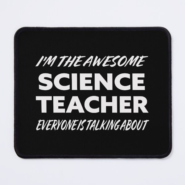 Item preview, The Awesome SCIENCE TEACHER Everyone Is Talking About white designed and sold by teecraftstudios.