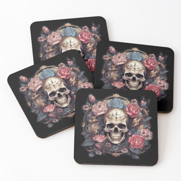 Artikelvorschau, Eternal Bloom: Gothic Skull Romance in Pastell entworfen und verkauft von DarkDesign69.