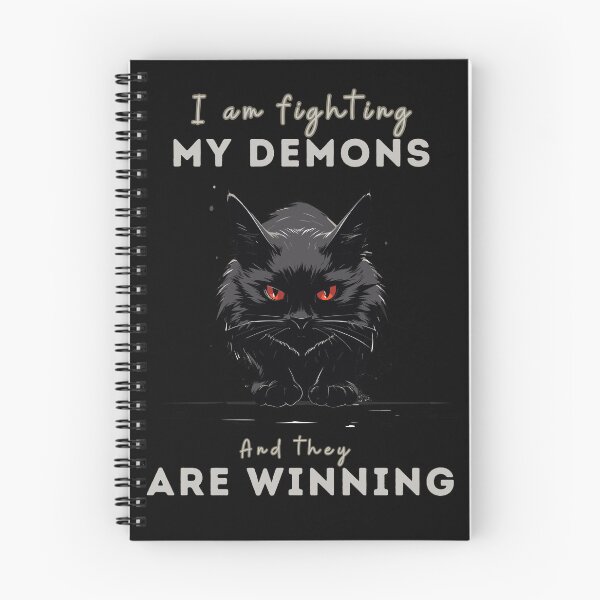 Item preview, I am fighting my demons and they are winning designed and sold by MilkyForest.
